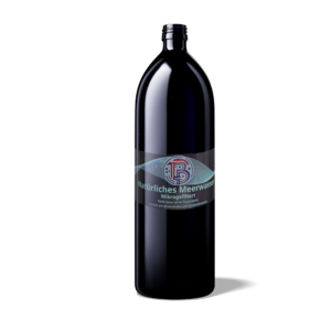 1l Natürliches Meerwasser mikrogefiltert in Mironglas